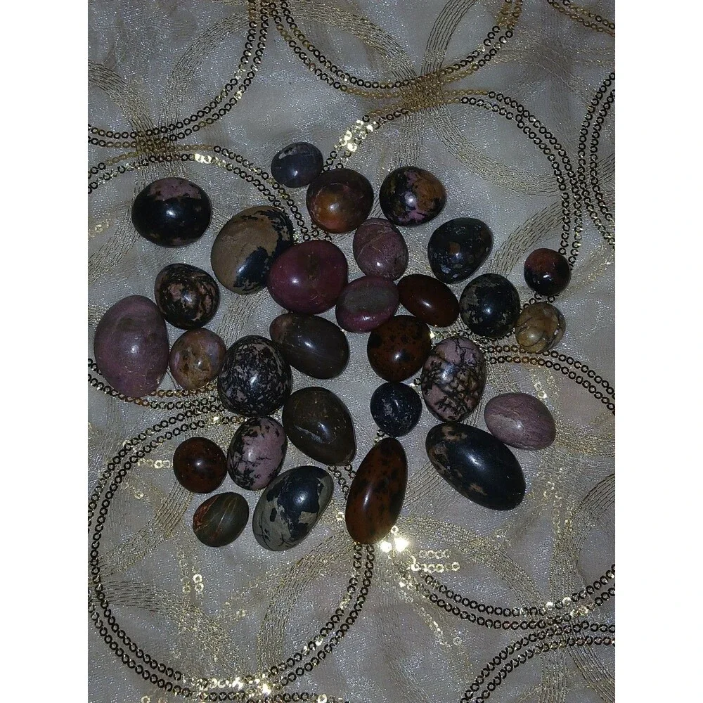 Rhodonite Crystal Tumble Stones & More